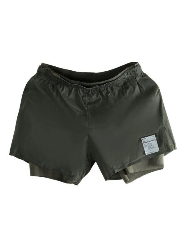 Satisfy CoffeeThermal 8" layered shorts - Gris