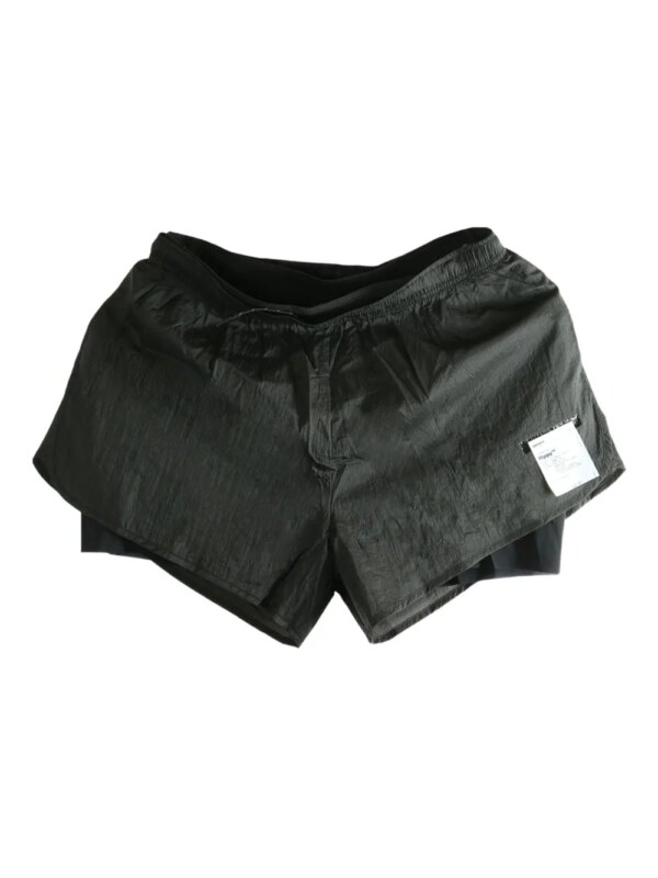 Satisfy Rippy™ 3 double-layer shorts - Noir