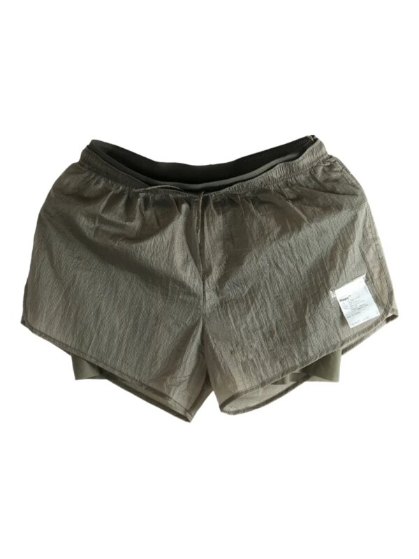 Satisfy Rippy™ 3 double-layer shorts - Gris