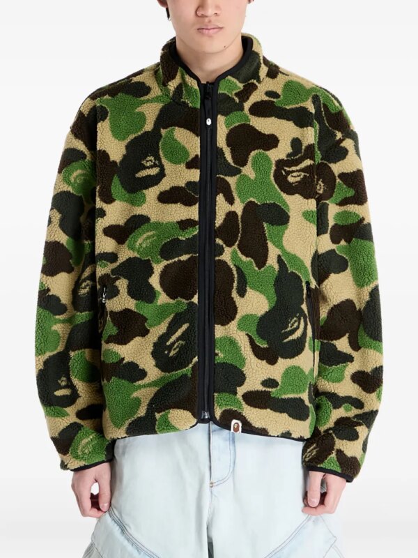 A BATHING APE® veste réversible Abc Camo Boa - Vert