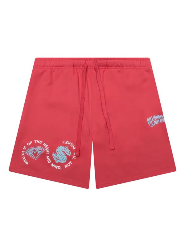 Billionaire Boys Club short à logo imprimé - Rouge