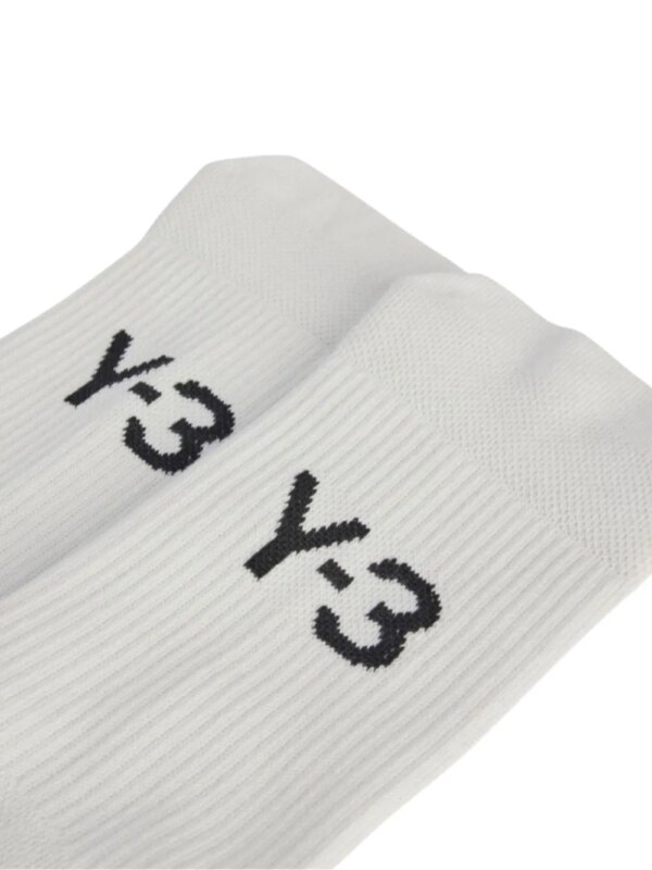 Y-3 Sokken met logodetail - Wit