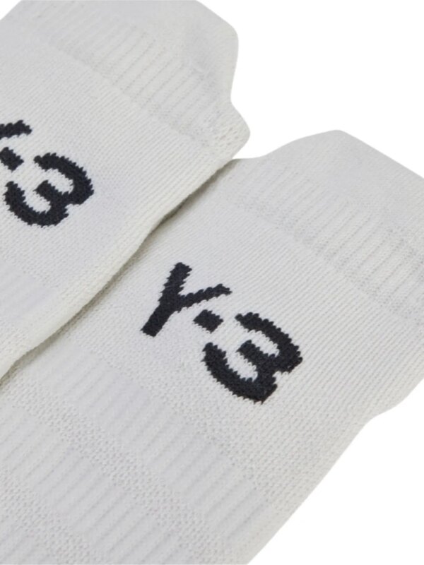 Y-3 Sokken met logodetail - Wit