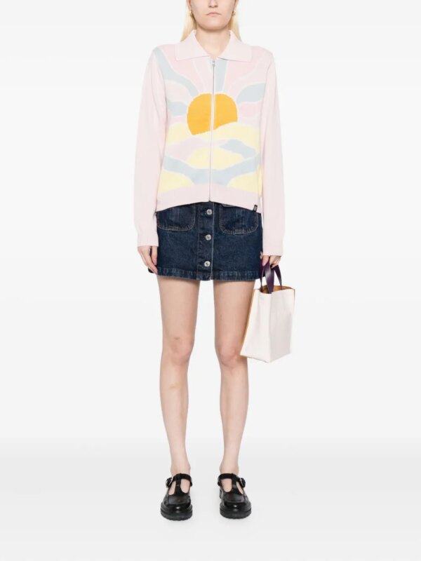 SPORT b. by agnès b. Sunset vest met grafische print - Roze