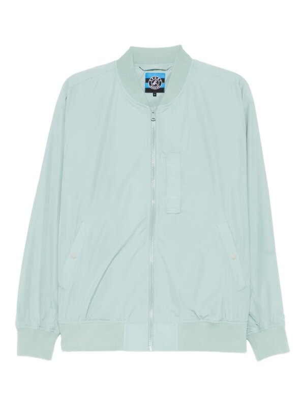 SPORT b. by agnès b. veste à patch logo - Vert