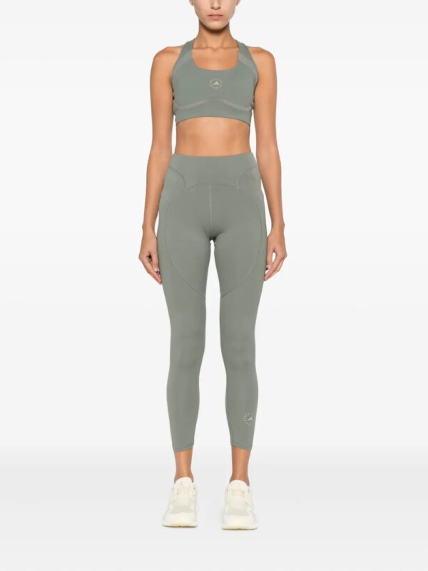 adidas by Stella McCartney Sport-bh met racerback - Groen