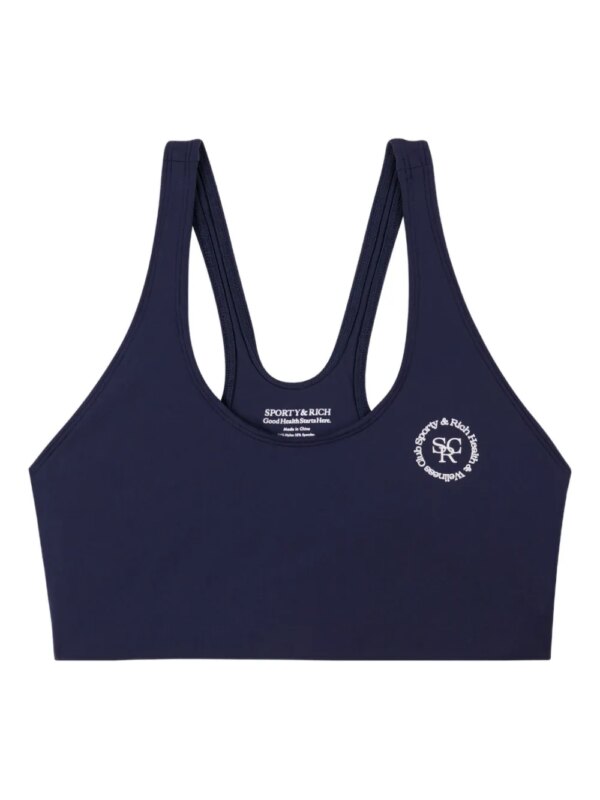 Sporty & Rich brassière de sport à dos-nageur - Bleu
