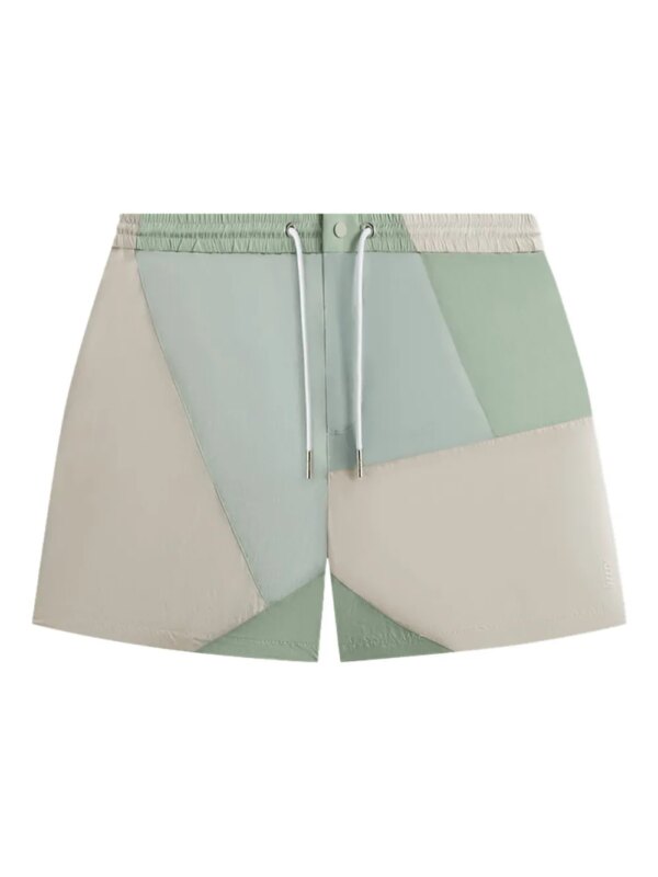 KITH short à design patchwork - Tons neutres