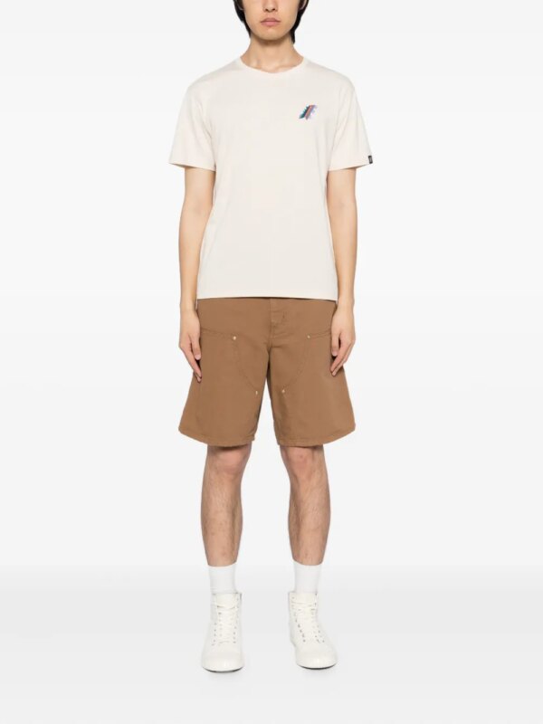 SPORT b. by agnès b. T-shirt met geborduurd logo - Beige