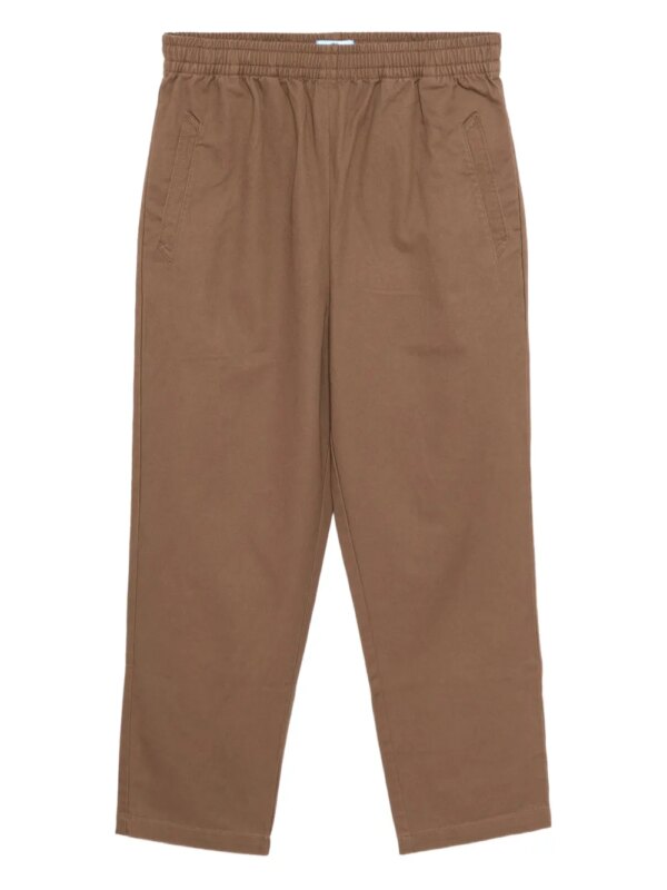 SPORT b. by agnès b. pantalon à patch logo - Marron