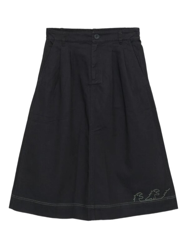 SPORT b. by agnès b. jupe à broderies - Bleu