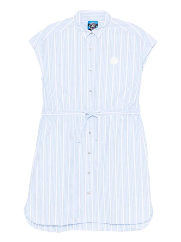 SPORT b. by agnès b. robe en coton à rayures - Bleu