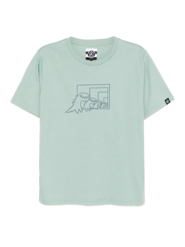 SPORT b. by agnès b. t-shirt à logo brodé - Vert