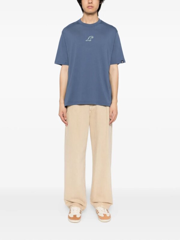 SPORT b. by agnès b. T-shirt met geborduurd logo - Blauw