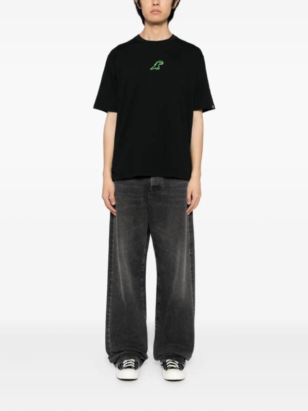 SPORT b. by agnès b. T-shirt met geborduurd logo - Zwart