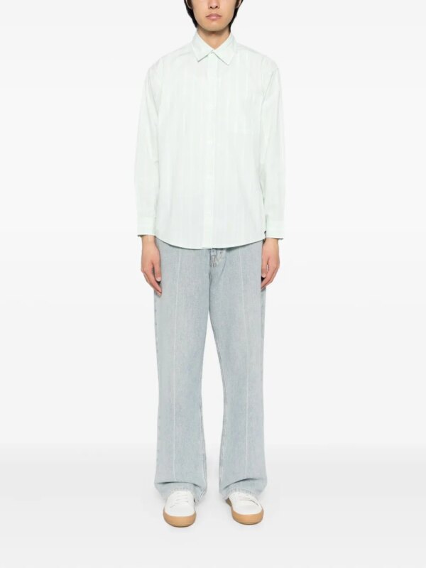 SPORT b. by agnès b. Gestreept overhemd - Groen