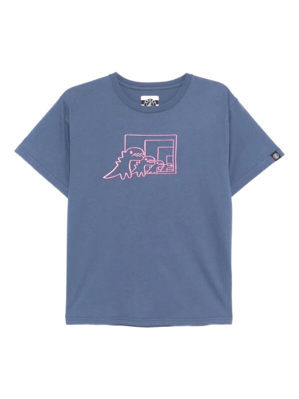 SPORT b. by agnès b. t-shirt INFINITY DINO en coton - Bleu