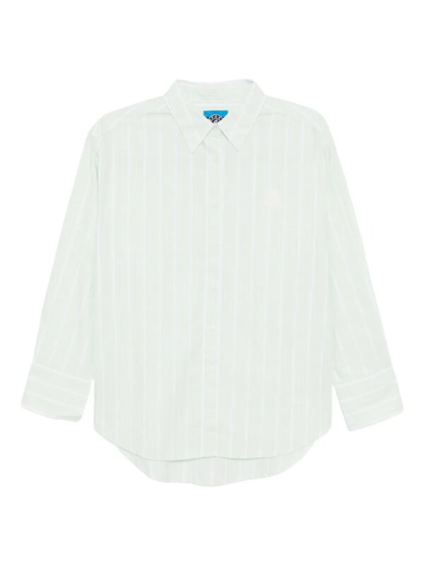 SPORT b. by agnès b. chemise en coton à rayures - Vert