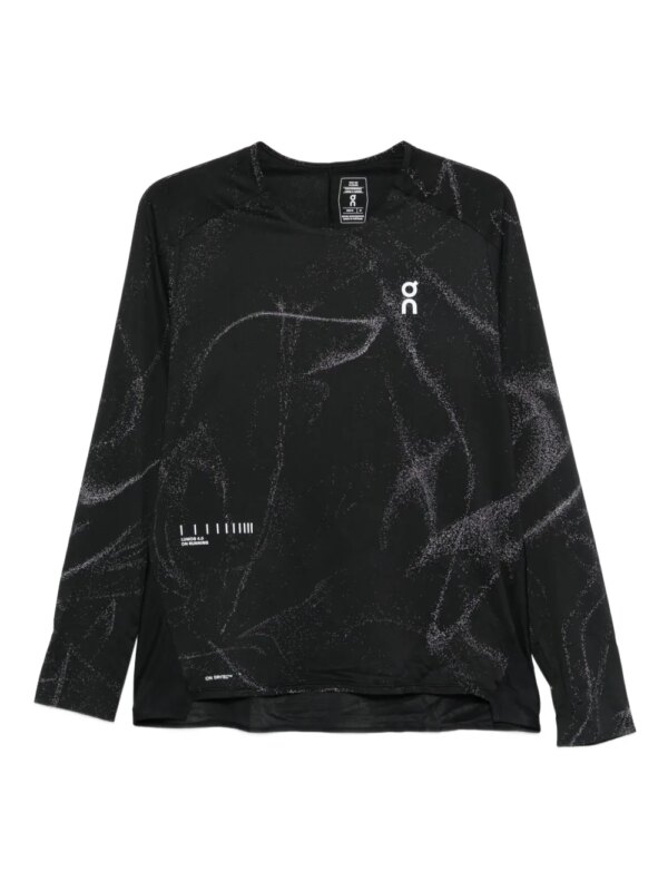 On Running haut à manches longues - Noir