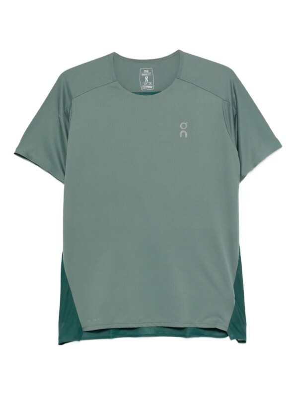 On Running haut colour block - Vert