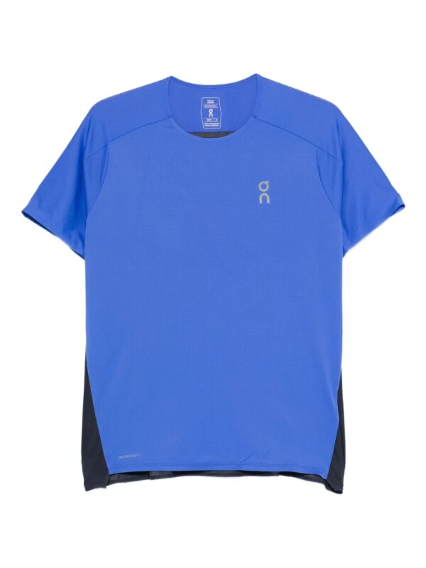 On Running débardeur à empiècements en résille - Bleu