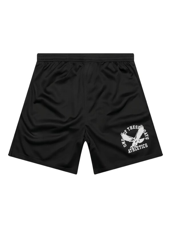 One Of These Days short en résille à logo aigle - Noir