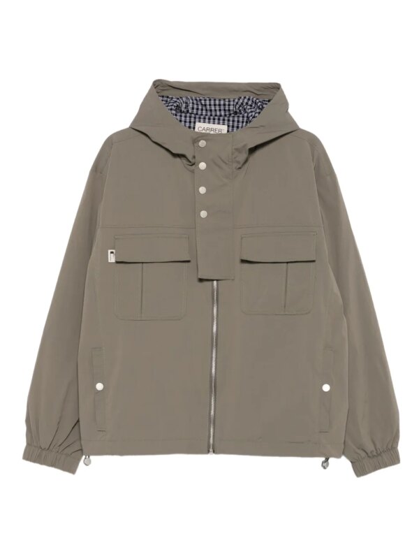 Carrer coupe-vent à capuche - Marron