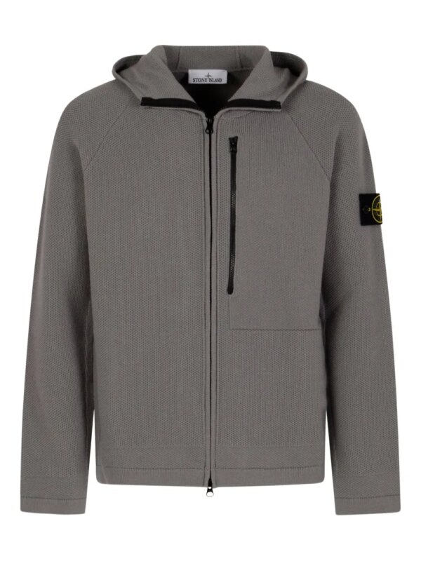 Stone Island veste à motif Compass - Gris