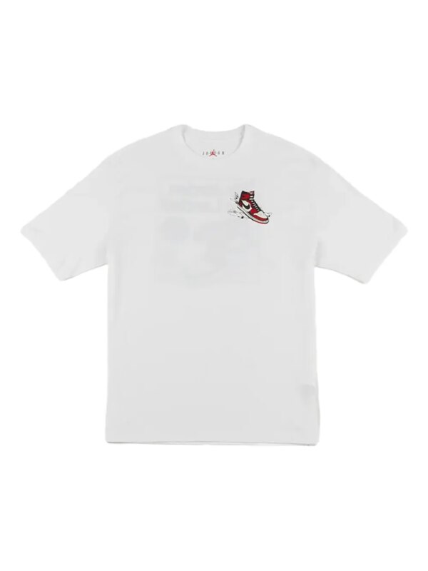 Jordan t-shirt AJ1 à imprimé graphique - Blanc