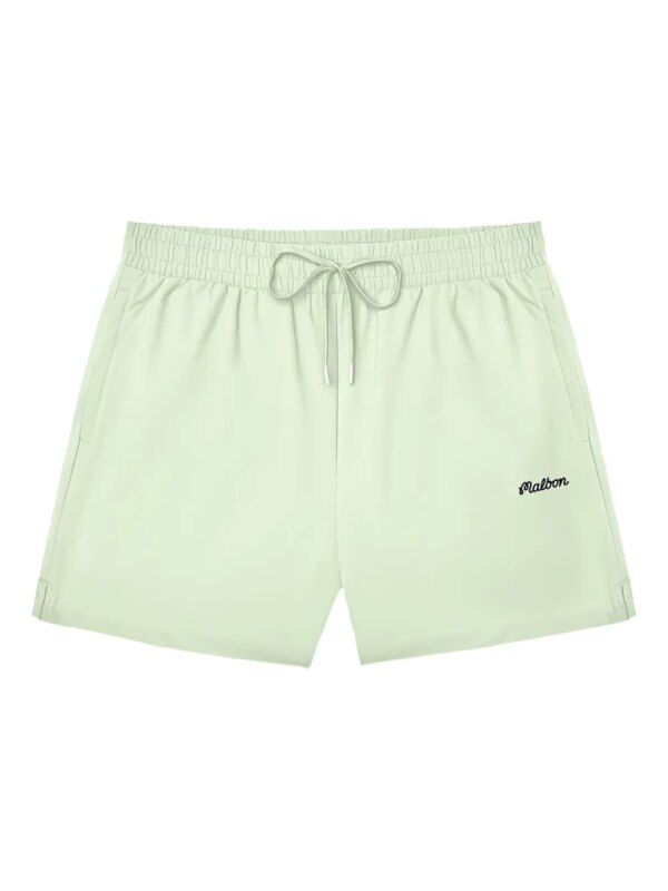 Malbon Golf short de sport à lien de resserrage - Vert