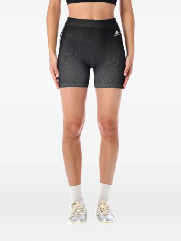 adidas short à rayures sans coutures - Noir