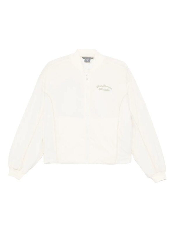 New Balance veste zippée à broderies - Blanc