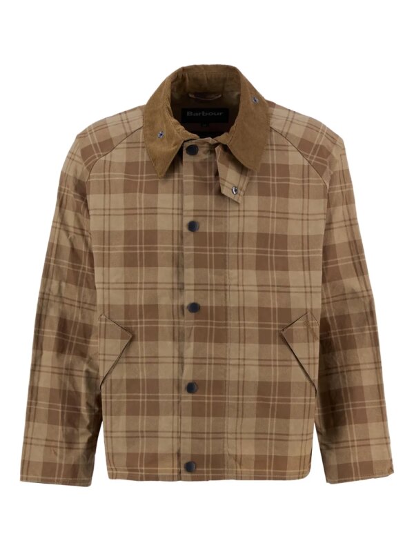 Barbour coupe-vent à carreaux - Marron