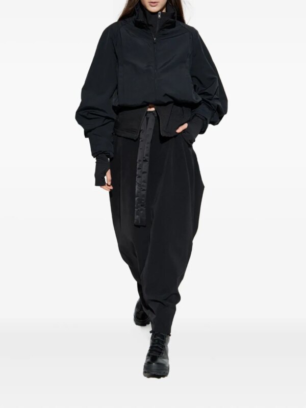 Y-3 Bomberjack met rits - Zwart