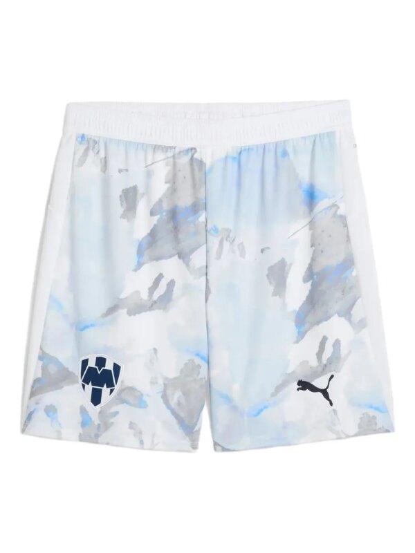PUMA x CWC Monterrey short Soccer 'White/Navy' - Blanc