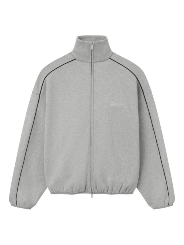 FEAR OF GOD ESSENTIALS veste zippée à logo brodé - Gris