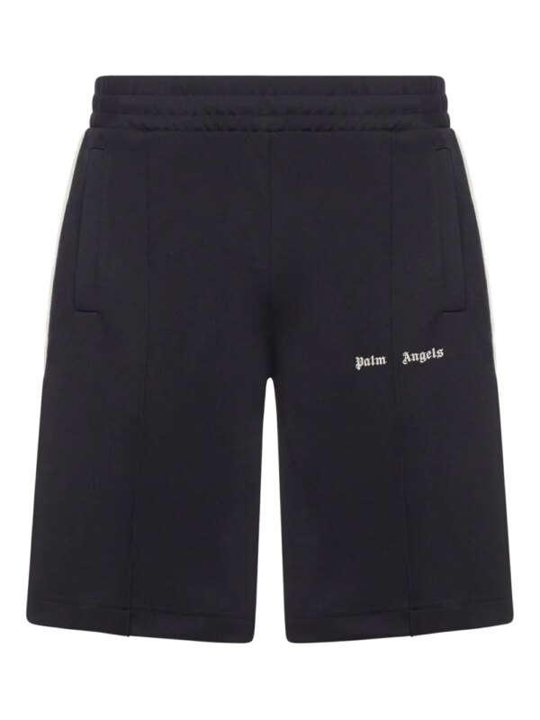 Palm Angels short à logo brodé - Noir