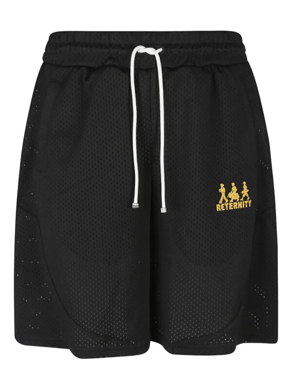 RETERNITY short à logo imprimé - Noir