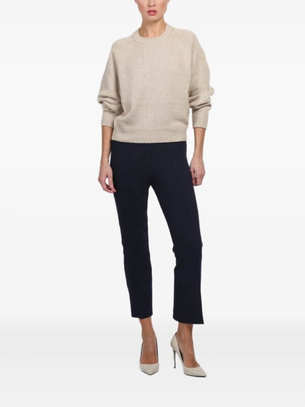 High Sport Broek met naaddetail - Blauw