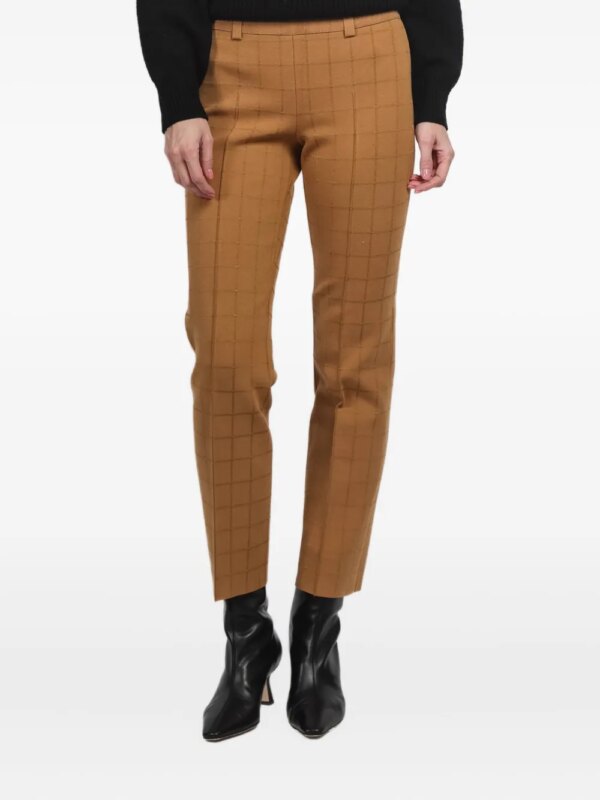 High Sport pantalon à carreaux - Marron