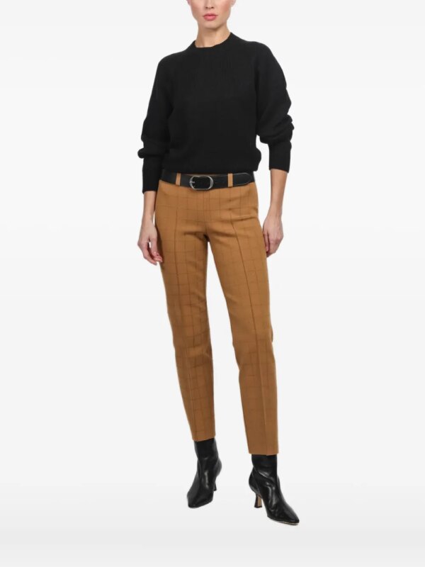 High Sport Trui met geribbelde afwerking - Zwart