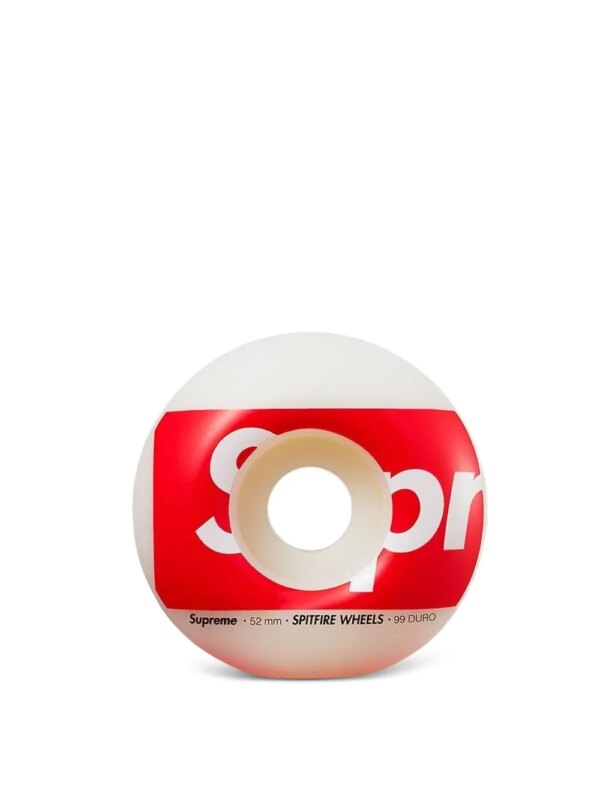 Supreme lot de 4 roulettes Spitfire Shop - Blanc