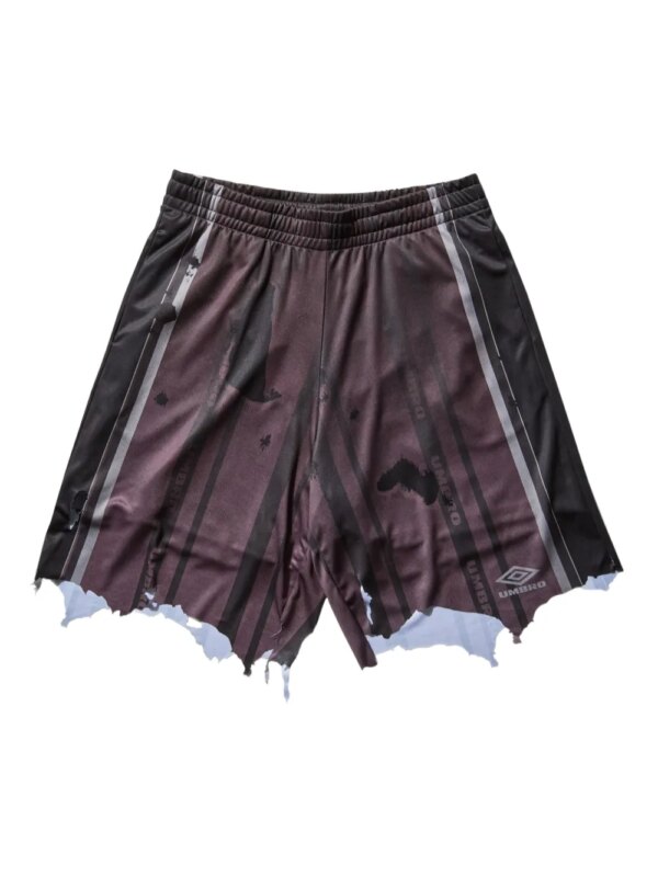 UMBRO short à effet usé - Violet