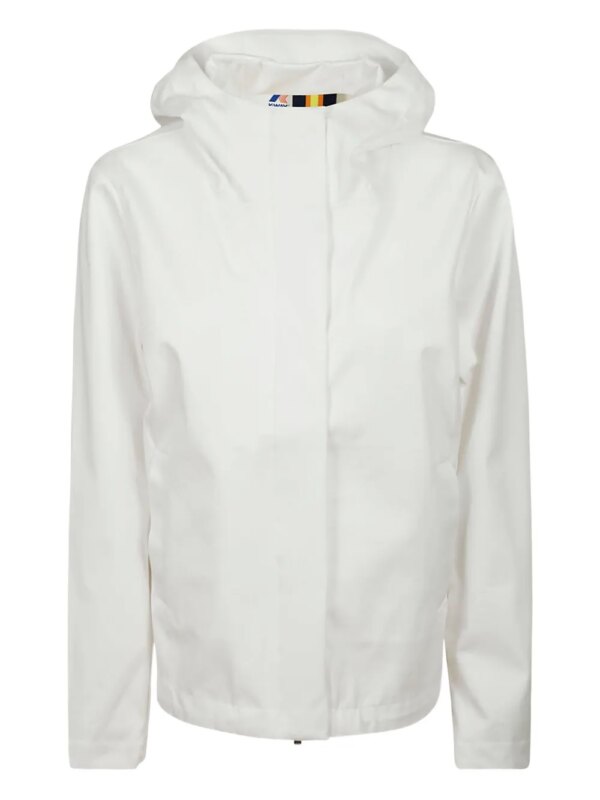 K-Way veste à fermeture zippée - Blanc