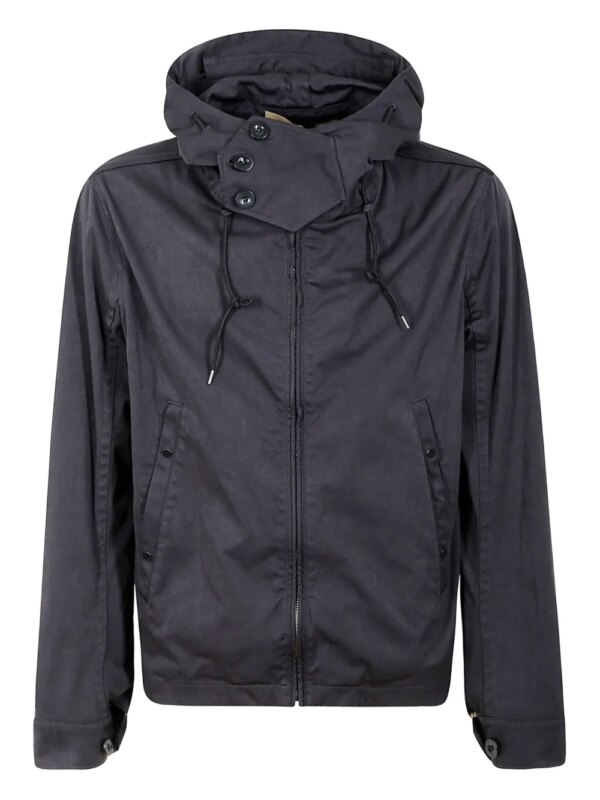 Ten C veste zippée à capuche - Bleu