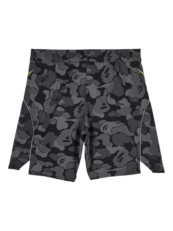 adidas short de sport Bape FB à motif camouflage - Noir