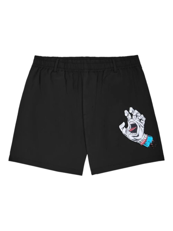 Malbon Golf short à imprimé graphique - Noir