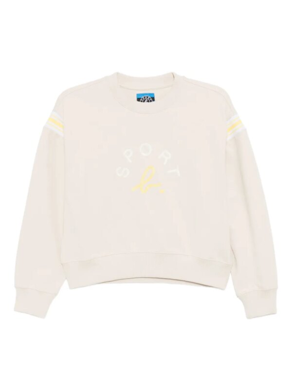 SPORT b. by agnès b. sweat à coupe crop - Tons neutres