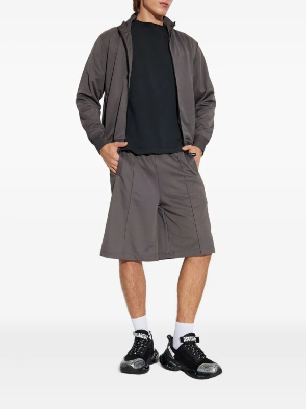 Palm Angels short à logo - Gris