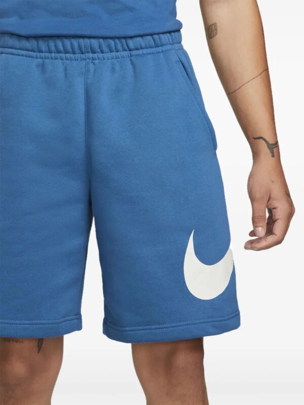 Nike short Club en polaire - Bleu